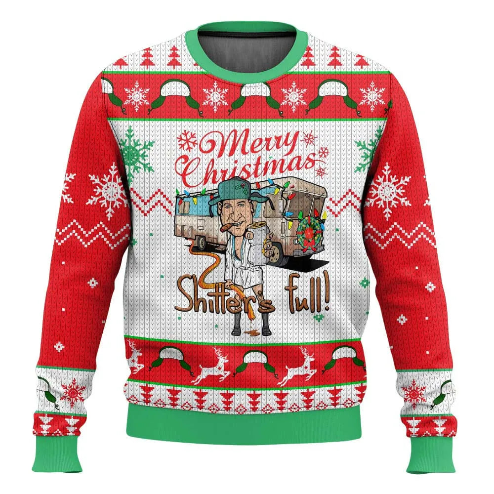 Lukas Ski Print Christmas Sweater