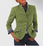 Alina Formal Button-Front Cardigan
