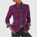 Alina Formal Button-Front Cardigan