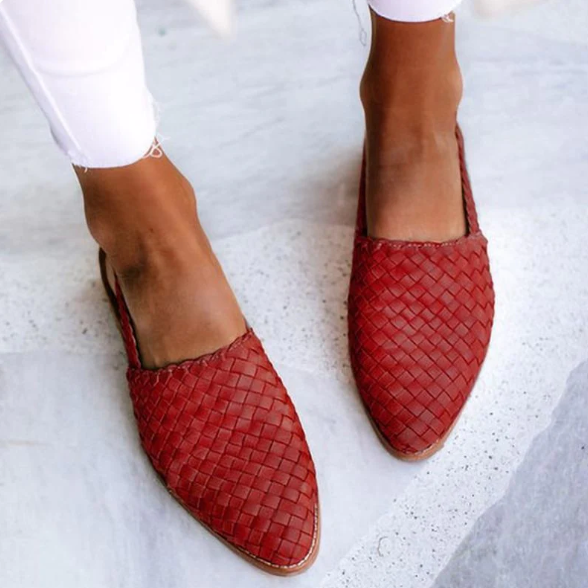 Verena Braided Slingback Ballet Flats
