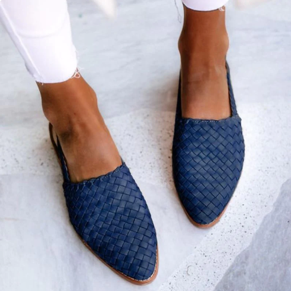 Verena Braided Slingback Ballet Flats