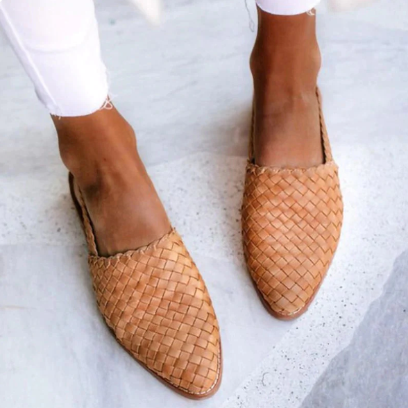 Verena Braided Slingback Ballet Flats