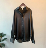 Emilia Silk Button-Front Blouse