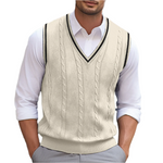 Michael Sleeveless V-Neck Sweater Vest