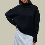 Stefanie Relaxed Fit Turtleneck Sweater