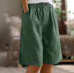 Edith Wide Leg Shorts with Pockets