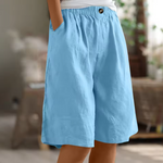 Edith Wide Leg Shorts with Pockets
