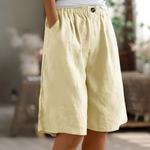 Edith Wide Leg Shorts with Pockets
