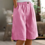 Edith Wide Leg Shorts with Pockets