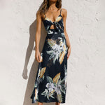 Jasmin Floral Wedding Guest Maxi Dress