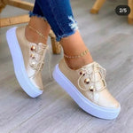Serena | Round Toe Platform Sneakers