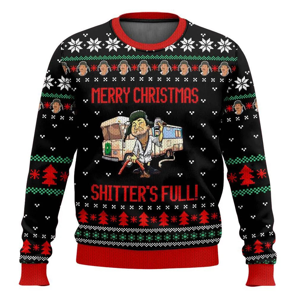 Lukas Ski Print Christmas Sweater