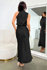 Doris Chic Halter Evening Dress
