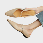 Tanja Genuine Leather Slip-On Mules
