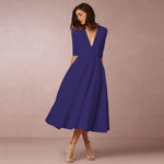 Bettina Flowing Elegant Midi Dress