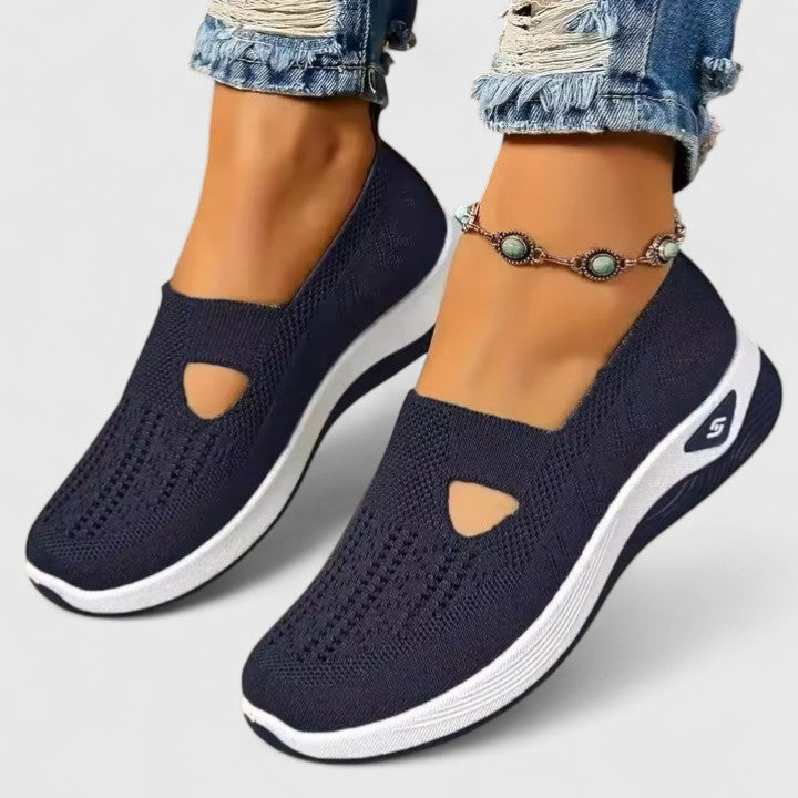 Regine Slip-On Breathable Mesh Walking Sneakers