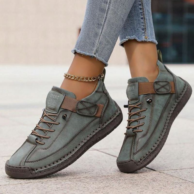 Andrea Casual Lace-Up Platform Sneakers