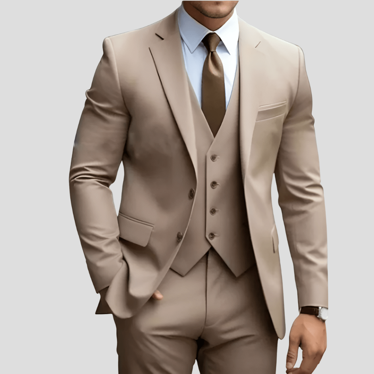 Christoph Three-Piece Formal Office Suit