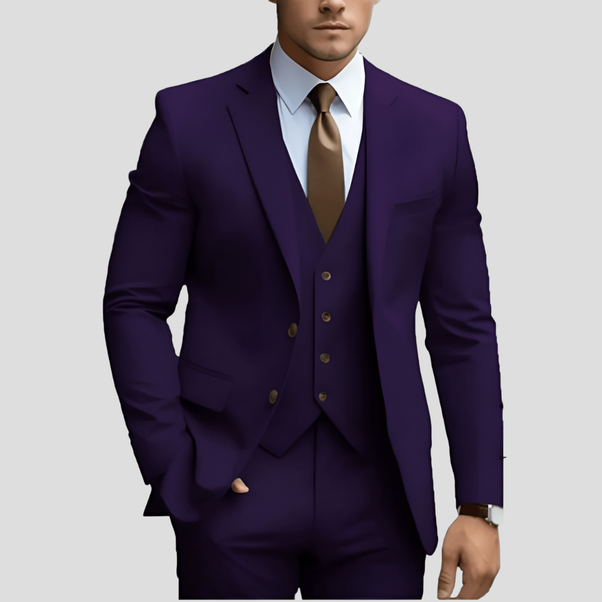 Christoph Three-Piece Formal Office Suit