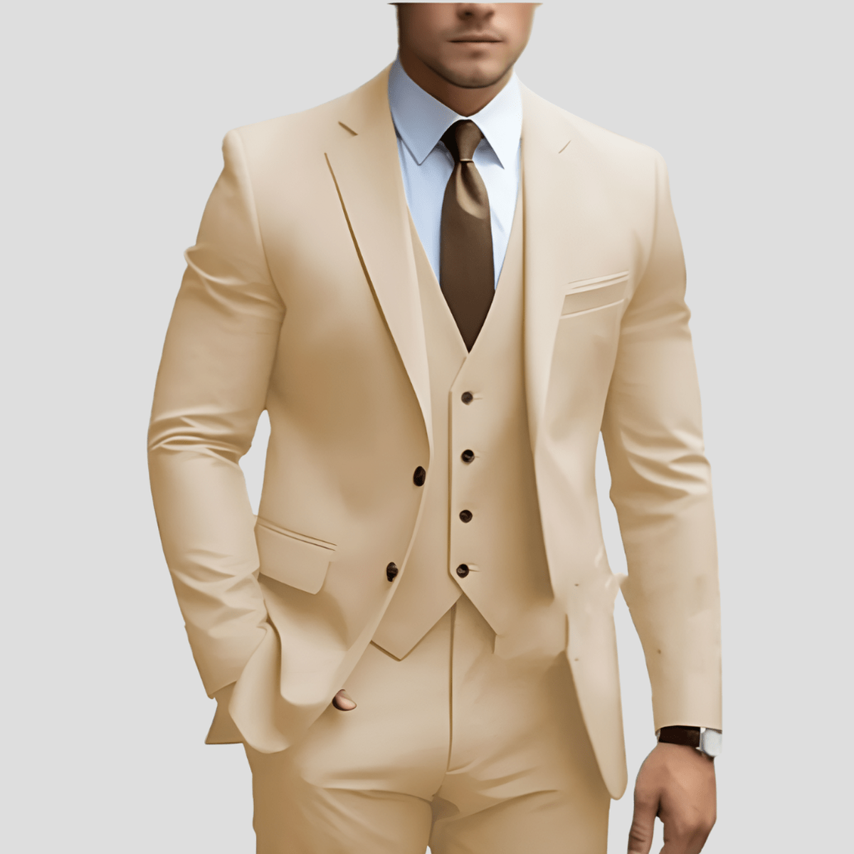 Christoph Three-Piece Formal Office Suit