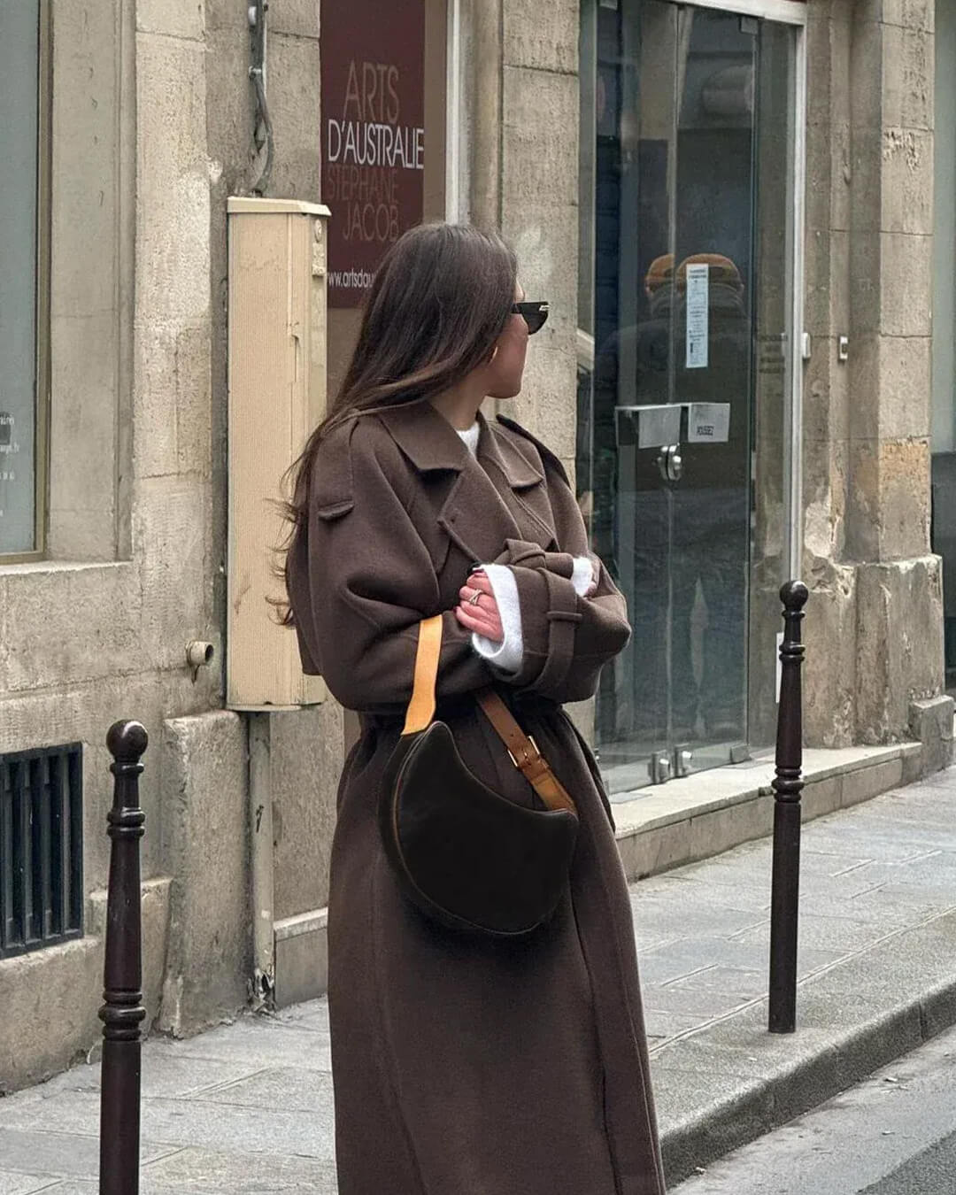 Sabine Long Wool Winter Trench Coat