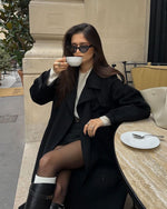 Sabine Long Wool Winter Trench Coat