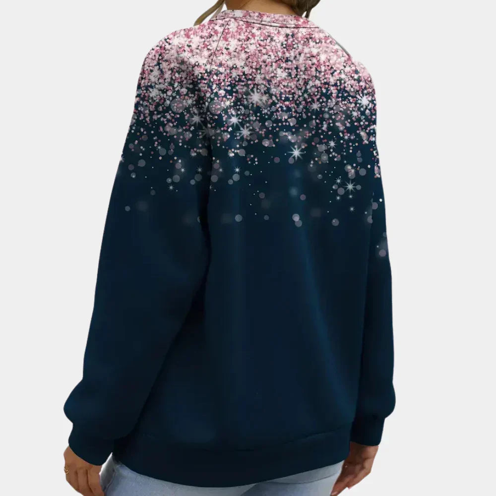 Jana Sparkle Star Christmas Sweater