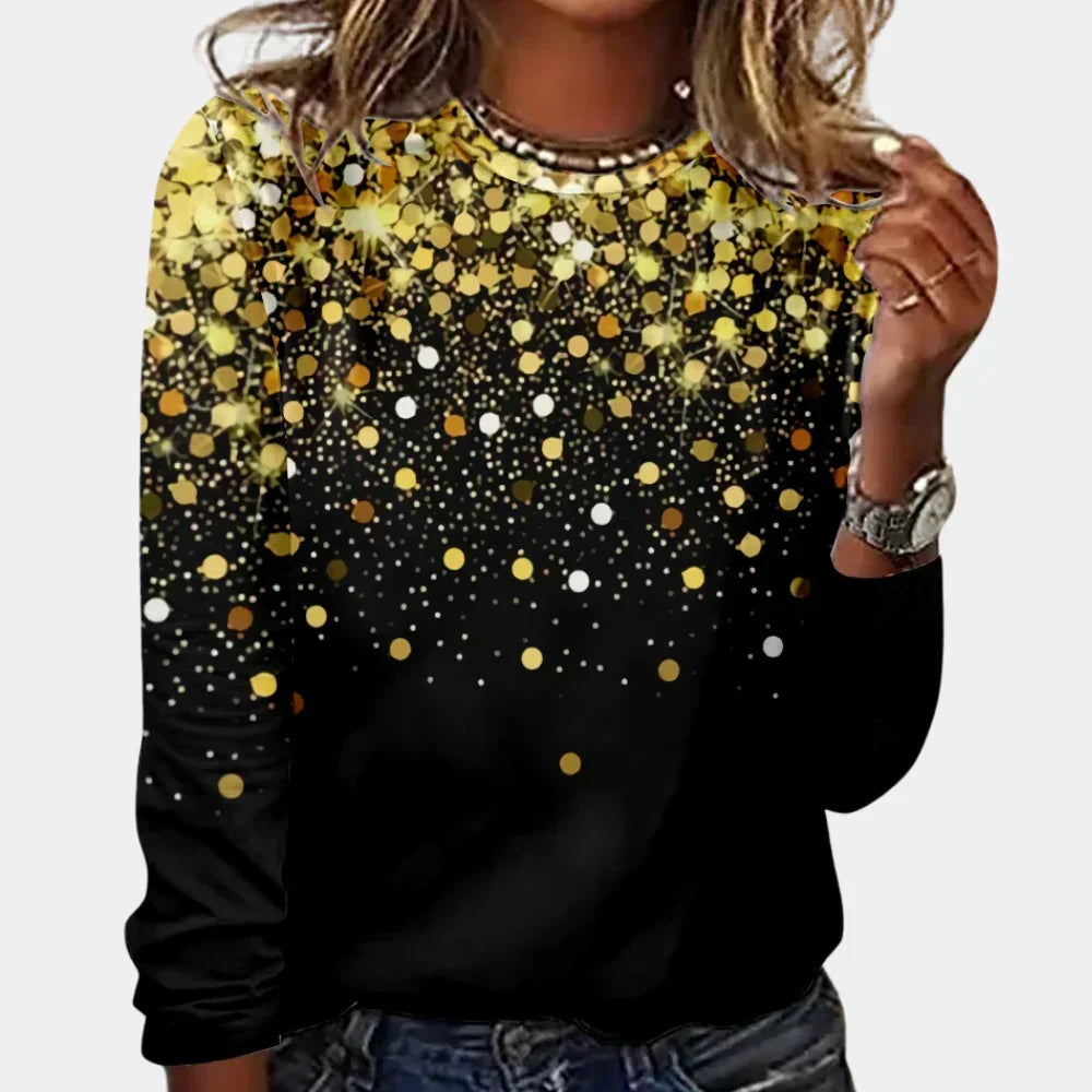 Jana Sparkle Star Christmas Sweater