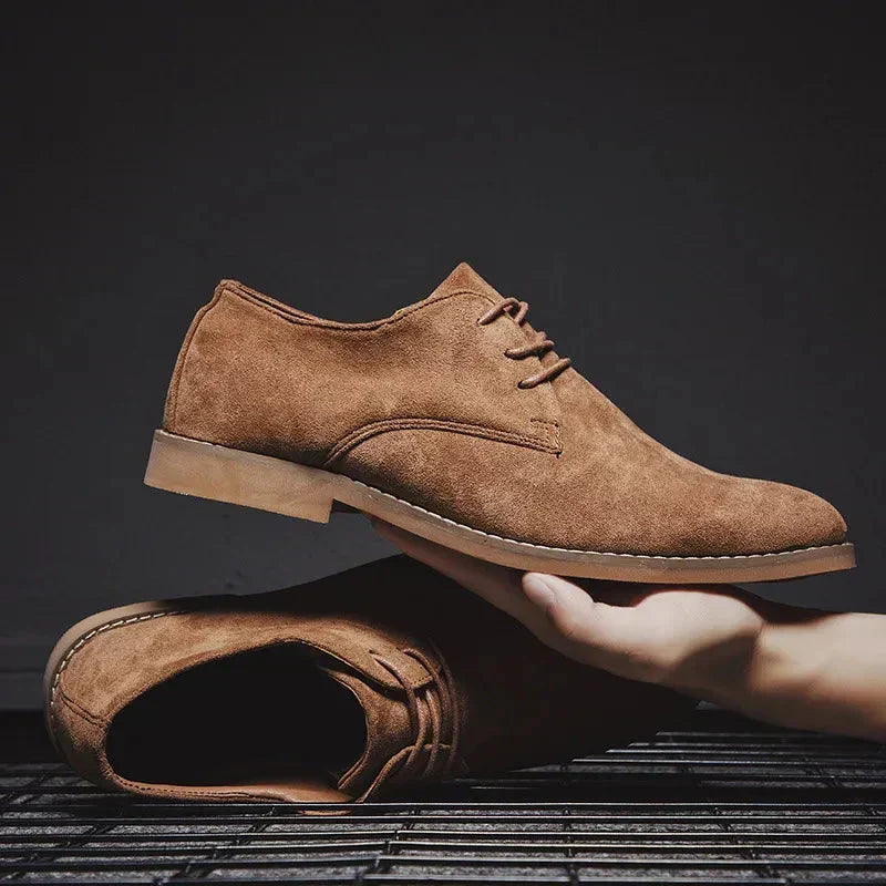 Martin Minimalist Lace-Up Derby Shoes
