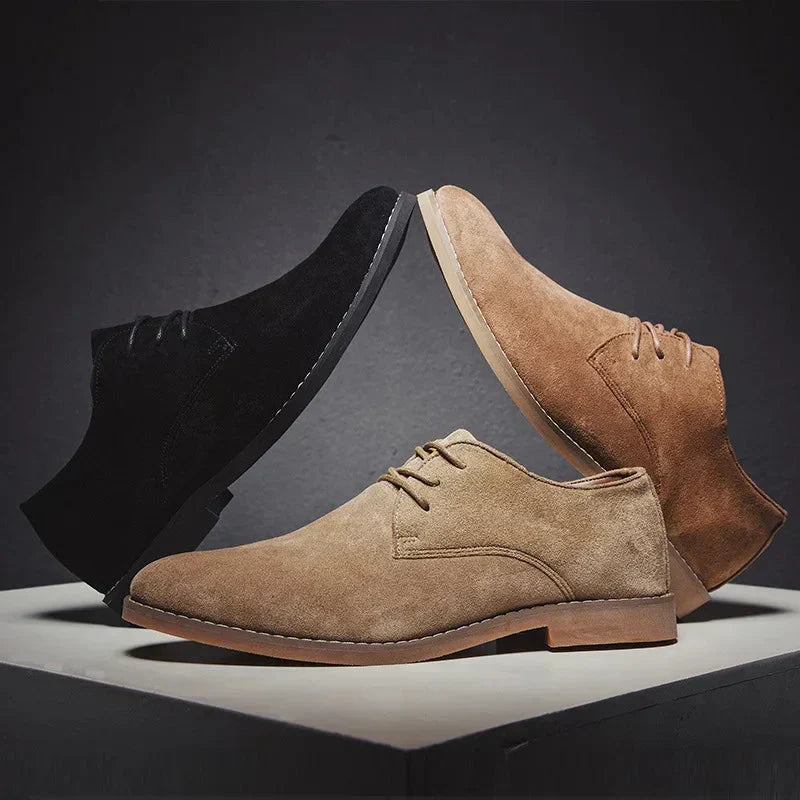 Martin Minimalist Lace-Up Derby Shoes
