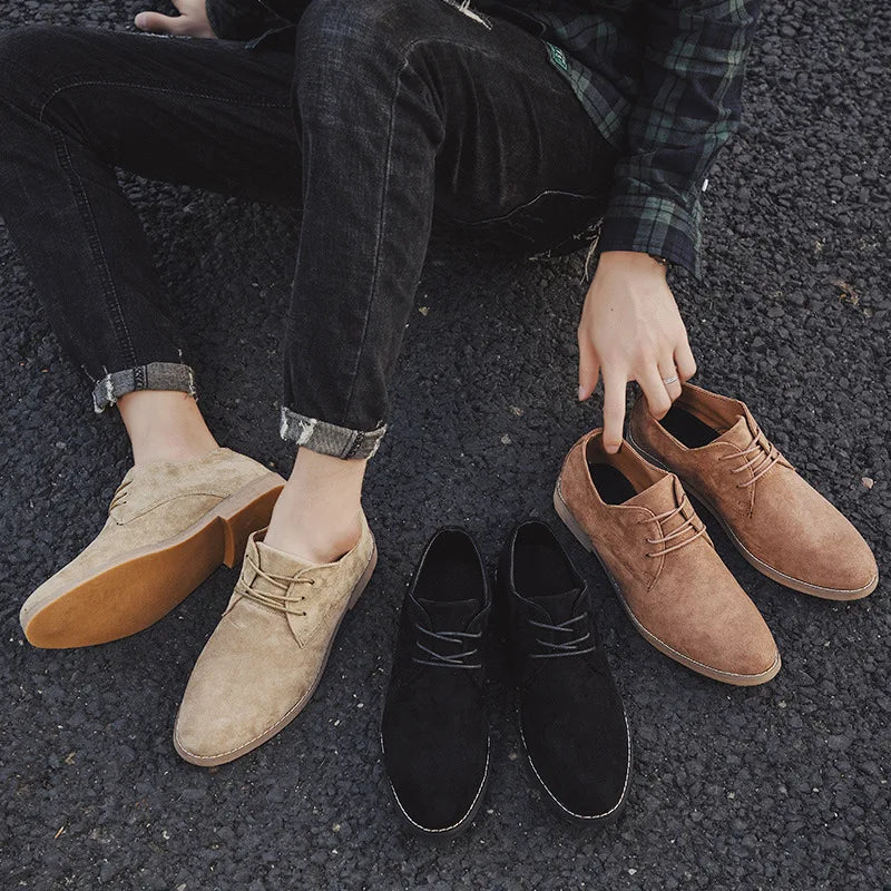 Martin Minimalist Lace-Up Derby Shoes