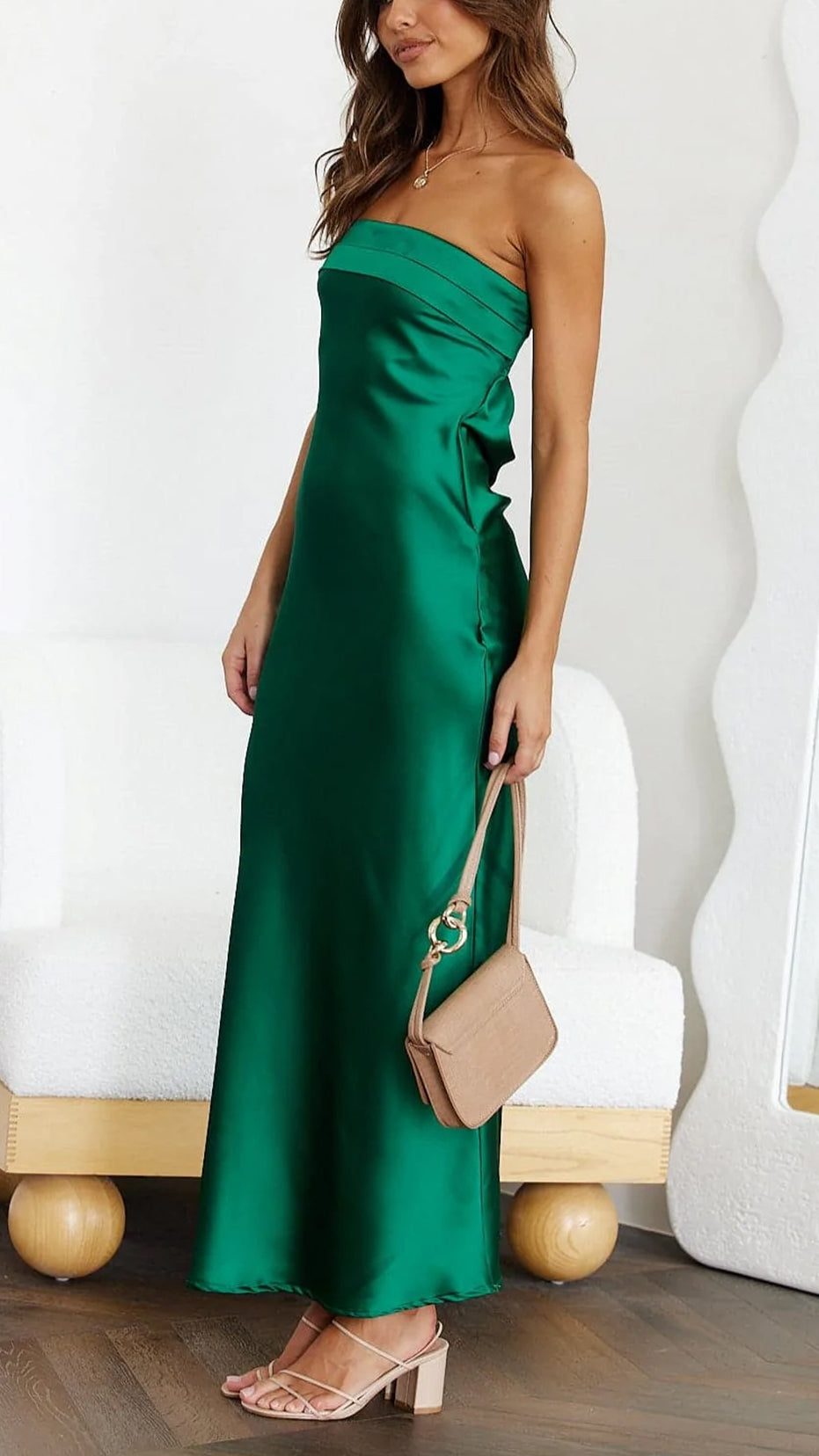 Emma Off-Shoulder Tiered Wedding Guest Dress