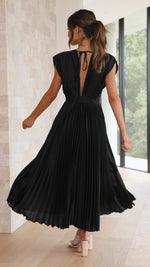 Bettina Classic Pleated Maxi Dress