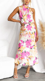 Jana Halter Neck Wedding Guest Dress