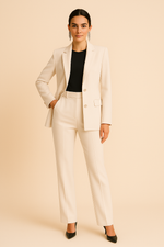 Pauline Tailored Blazer and Pleated Trouser Set