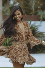 Sabine Puff Sleeve Summer Mini Dress