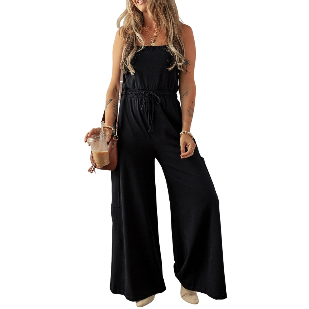 Ursula Floral Wide-Leg Spring Jumpsuit