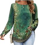 Leonie Mandala Print Tunic with 3/4 Sleeves
