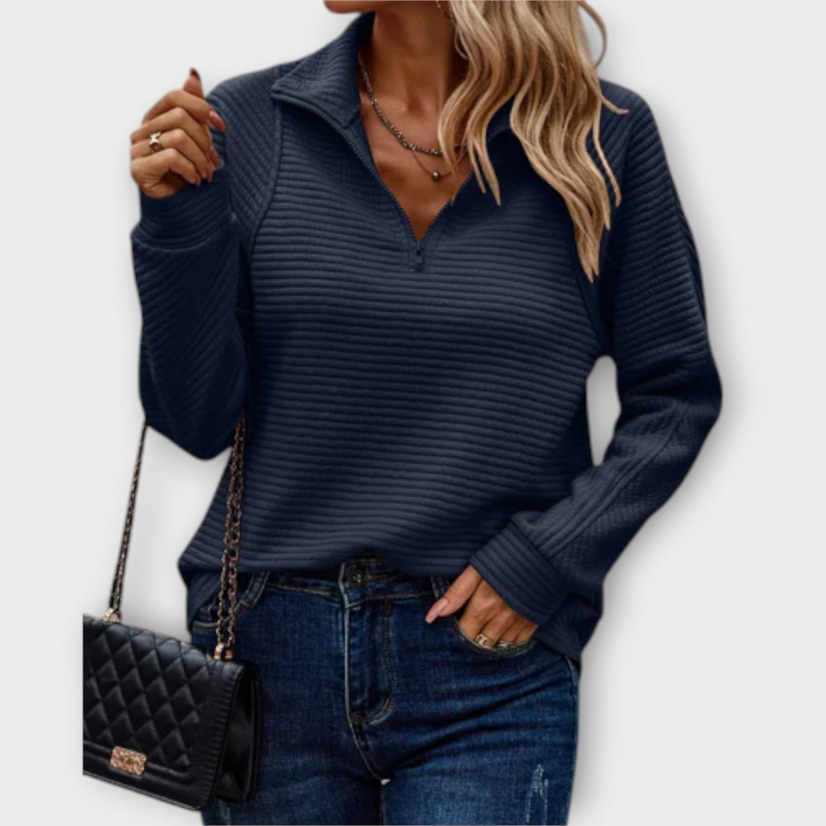 Chrystah | Casual Knit Sweater, women's sweater – view 6