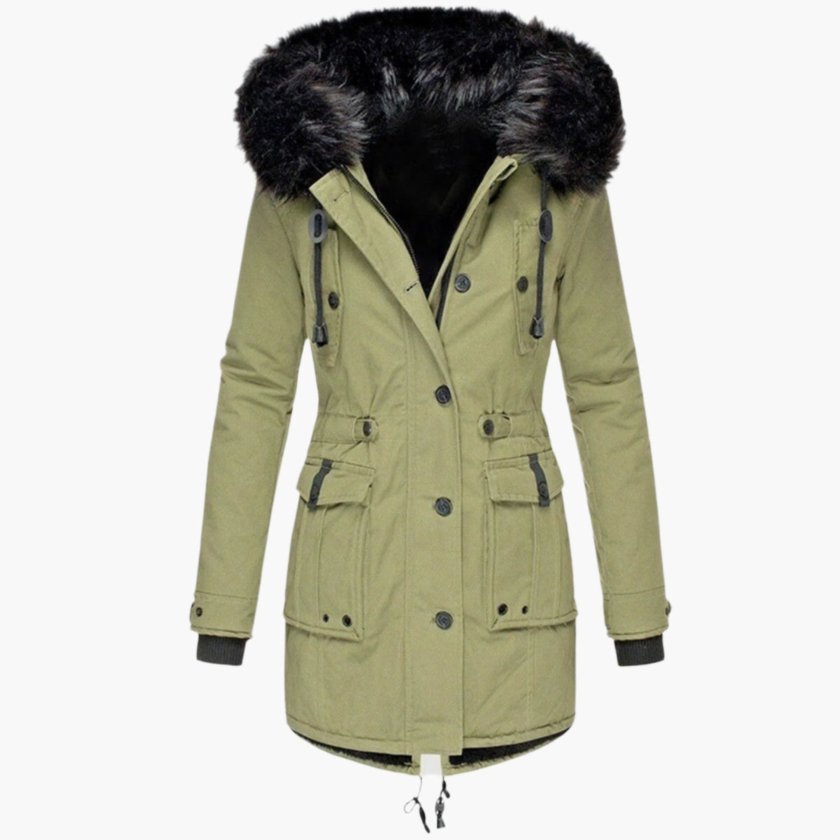 Andrea Longline Hooded Winter Jacket