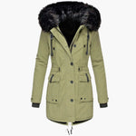Andrea Longline Hooded Winter Jacket