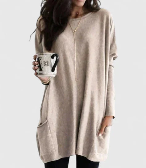 Karla Long-Sleeve Tunic Dress
