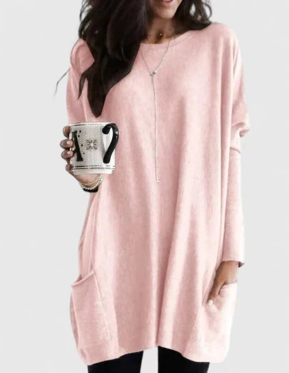 Karla Long-Sleeve Tunic Dress
