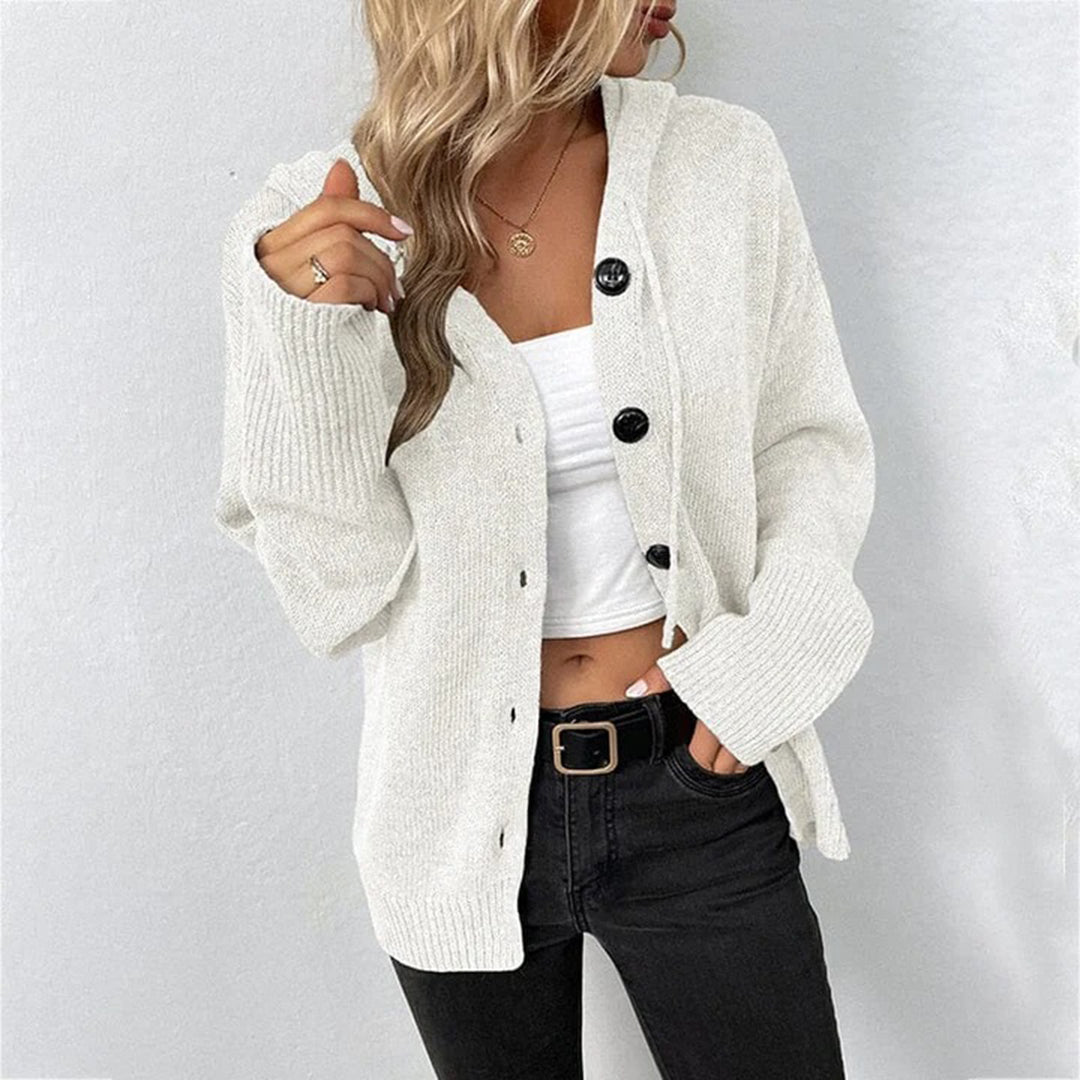 Gudrun Button Front Casual Cardigan