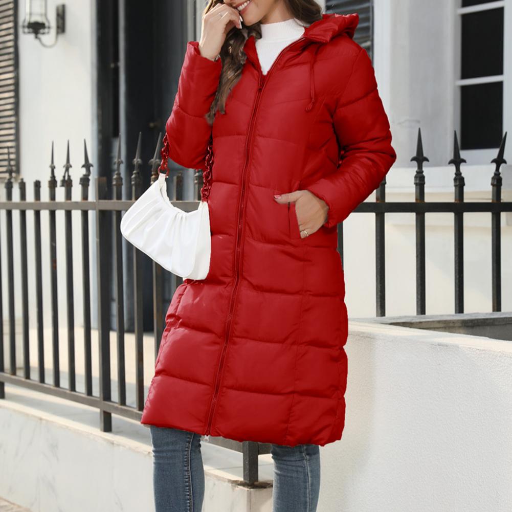 Johanna Hooded Mid-Length Puffer Coat