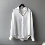 Emilia Silk Button-Front Blouse