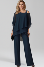 Jana Cold-Shoulder Wide-Leg Jumpsuit