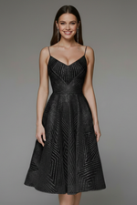 Katharina Spaghetti Strap A-Line Midi Dress