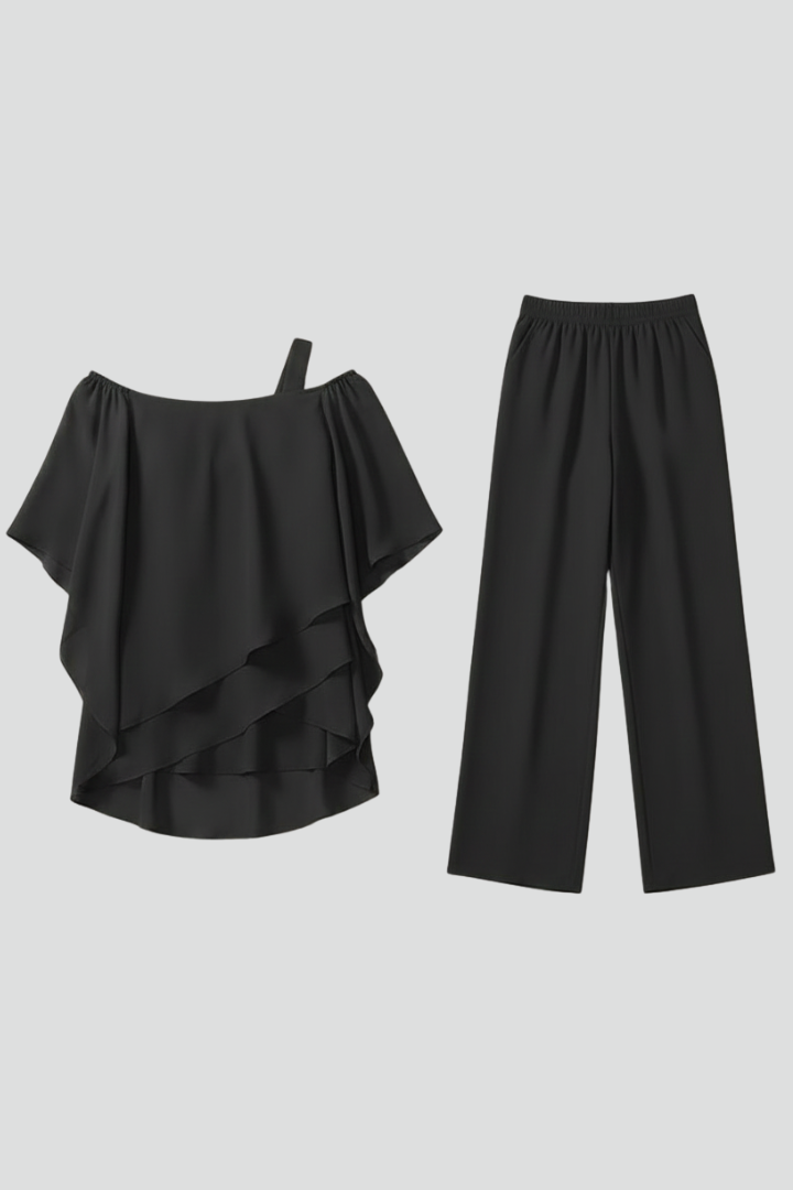 Isabella Off-Shoulder Wide-Leg Jumpsuit