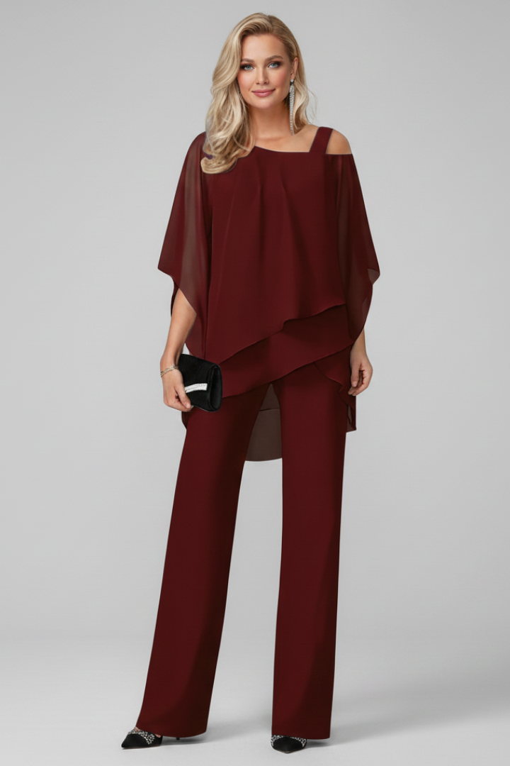 Isabella Off-Shoulder Wide-Leg Jumpsuit